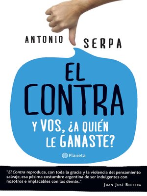 cover image of El contra